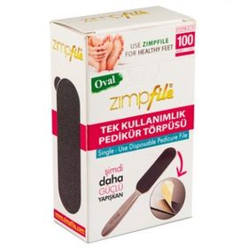 Zimpfile Oval 100'lü Tek Kullanımlık Ayak Törpüsü