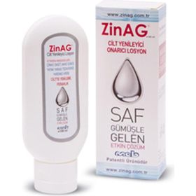 Zinag 100 ml Nano Gümüş ve Çinko Katkılı Cilt Yenileyici Onarıcı Losyon