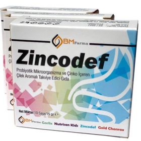 Zincodef Probiyotik Çinko Çilek Aromalı 10 Saşe
