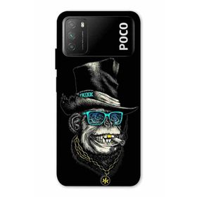 Zipax 2003 Xiaomi Poco M3 Pro Maymun Baskılı Uyumlu Silikon Kılıf