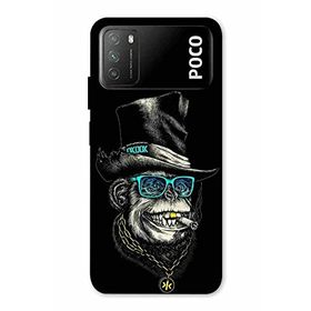 Zipax 2003 Xiaomi Poco M3 Pro Maymun Baskılı Uyumlu Silikon Kılıf