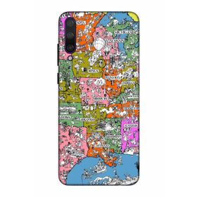 Zipax 2011 Huawei Y9S Harita Baskılı Uyumlu Silikon Kılıf