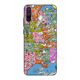 Zipax 2011 Huawei Y9S Harita Baskılı Uyumlu Silikon Kılıf