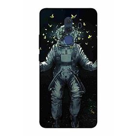 Zipax 2016 Huawei Mate 10 Pro Astronot Baskılı Uyumlu Silikon Kılıf