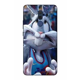 Zipax 2019 Huawei Mate 10 Pro Bunny Baskılı Uyumlu Silikon Kılıf