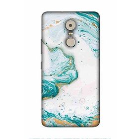 Zipax 2021 Lenovo K6 Note Lenova Mermer Baskılı Uyumlu Silikon Kılıf