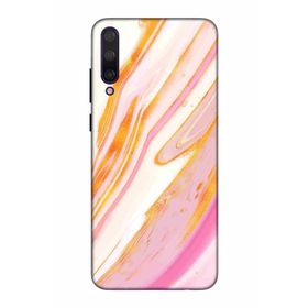 Zipax 2023 Huawei Y9S Pembe Mermer Desenli Uyumlu Silikon Kılıf