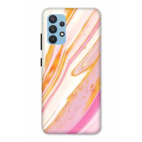 Zipax 2023 Samsung Galaxy A23 Pembe Mermer Baskılı Uyumlu Silikon Kılıf