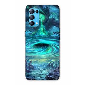 Zipax 2026 Oppo A54 5G Yeşil Baskılı Uyumlu Silikon Kılıf