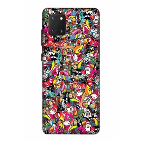 Zipax 2033 Samsung Galaxy Note 10 Lite Karışık Baskılı Uyumlu Silikon Kılıf
