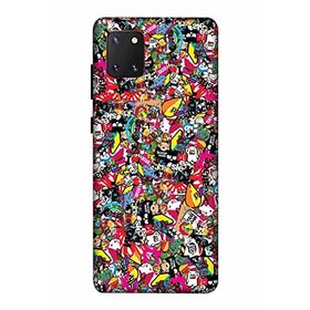 Zipax 2033 Samsung Galaxy Note 10 Lite Karışık Baskılı Uyumlu Silikon Kılıf