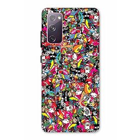 Zipax 2033 Samsung Galaxy S20 FE Karışık Baskılı Uyumlu Silikon Kılıf