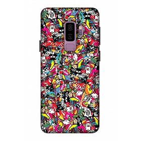 Zipax 2033 Samsung Galaxy S9 Plus Karışık Baskılı Uyumlu Silikon Kılıf