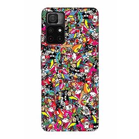 Zipax 2033 Xiaomi Poco M4 Pro Karışık Baskılı Uyumlu Silikon Kılıf