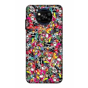 Zipax 2033 Xiaomi Poco X3 Pro Karışık Baskılı Uyumlu Silikon Kılıf