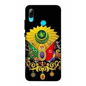 Zipax 2034 Huawei P Smart 2019 Osmanlı Baskılı Uyumlu Silikon Kılıf