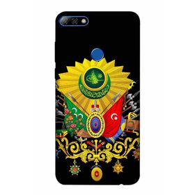 Zipax 2034 Huawei Y7 2018 Osmanlı Baskılı Uyumlu Silikon Kılıf