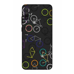 Zipax 2039 Huawei Y9S Bisiklet Baskılı Uyumlu Silikon Kılıf