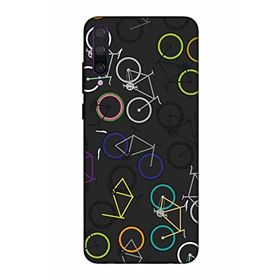 Zipax 2039 Huawei Y9S Bisiklet Baskılı Uyumlu Silikon Kılıf
