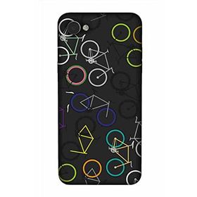 Zipax 2039 LG Q6 Bisiklet Baskılı Uyumlu Silikon Kılıf
