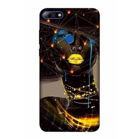 Zipax 2052 Huawei Y7 2018 Kız Baskılı Uyumlu Silikon Kılıf