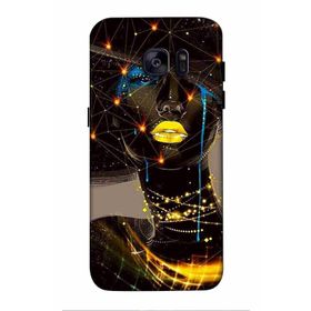 Zipax 2052 Samsung Galaxy S7 Edge Kız Baskılı Uyumlu Silikon Kılıf