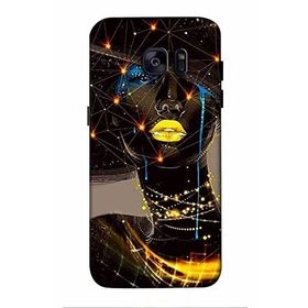 Zipax 2052 Samsung Galaxy S7 Edge Kız Baskılı Uyumlu Silikon Kılıf