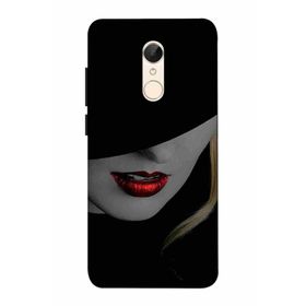 Zipax 2053 Xiaomi Redmi 5 Plus Şapkalı Kız Baskılı Uyumlu Silikon Kılıf