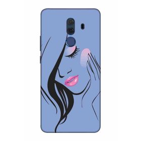 Zipax 2067 Huawei Mate 10 Pro Kız Baskılı Uyumlu Silikon Kılıf