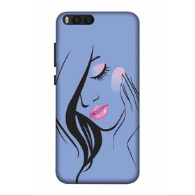 Zipax 2067 Xiaomi Mi 6 Kız Baskılı Uyumlu Silikon Kılıf