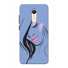 Zipax 2067 Xiaomi Redmi 5 Plus Kız Baskılı Uyumlu Silikon Kılıf