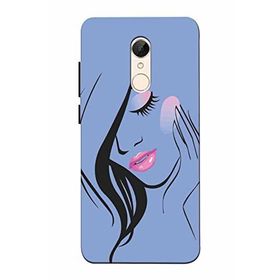 Zipax 2067 Xiaomi Redmi 5 Plus Kız Baskılı Uyumlu Silikon Kılıf
