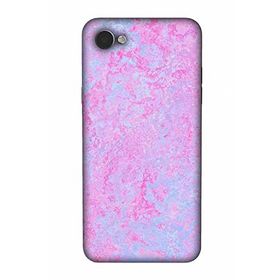 Zipax 2068 LG Q6 Mermer Pembe Baskılı Uyumlu Silikon Kılıf