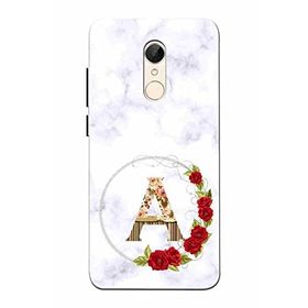 Zipax 2072 Xiaomi Redmi 5 Plus A Harfi Baskılı Uyumlu Silikon Kılıf