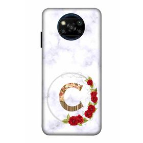 Zipax 2074 Xiaomi Poco X3 Nfc C Harfi Baskılı Uyumlu Silikon Kılıf