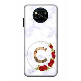 Zipax 2074 Xiaomi Poco X3 Nfc C Harfi Baskılı Uyumlu Silikon Kılıf
