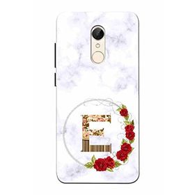 Zipax 2076 Xiaomi Redmi 5 Plus E Harfi Baskılı Uyumlu Silikon Kılıf