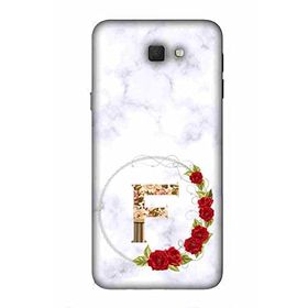 Zipax 2077 Samsung Galaxy J5 Prime F Harfi Baskılı Uyumlu Silikon Kılıf