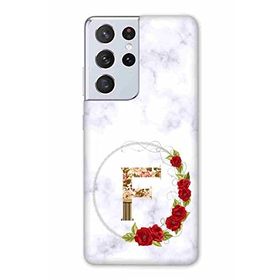 Zipax 2077 Samsung Galaxy S21 Ultra F Harfi Baskılı Uyumlu Silikon Kılıf