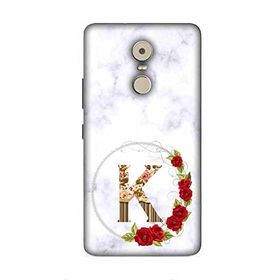 Zipax 2080 Lenovo K6 Note Lenova K Harfi Baskılı Uyumlu Silikon Kılıf