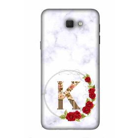 Zipax 2080 Samsung Galaxy J5 Prime K Harfi Baskılı Uyumlu Silikon Kılıf