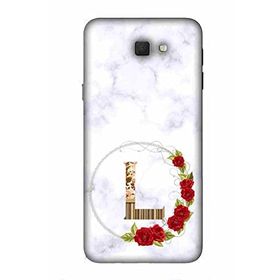 Zipax 2081 Samsung Galaxy J5 Prime L Harfi Baskılı Uyumlu Silikon Kılıf