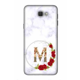 Zipax 2082 Samsung Galaxy J5 Prime M Harfi Baskılı Uyumlu Silikon Kılıf