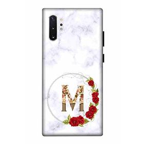 Zipax 2082 Samsung Galaxy Note 10 Plus M Harfi Baskılı Uyumlu Silikon Kılıf