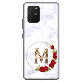 Zipax 2082 Samsung Galaxy S10 Lite M Harfi Baskılı Uyumlu Silikon Kılıf
