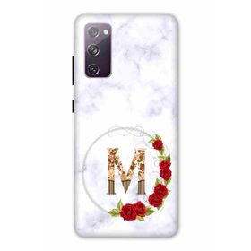 Zipax 2082 Samsung Galaxy S20 FE M Harfi Baskılı Uyumlu Silikon Kılıf