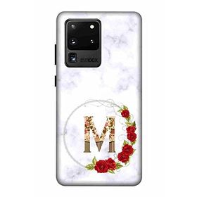 Zipax 2082 Samsung Galaxy S20 Ultra M Harfi Baskılı Uyumlu Silikon Kılıf