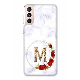 Zipax 2082 Samsung Galaxy S21 Plus M Harfi Baskılı Uyumlu Silikon Kılıf