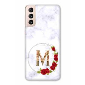 Zipax 2082 Samsung Galaxy S22 Plus M Harfi Baskılı Uyumlu Silikon Kılıf