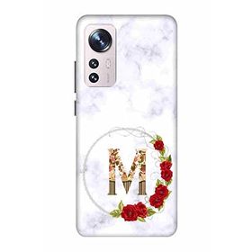 Zipax 2082 Xiaomi Mi 12 Pro M Harfi Baskılı Uyumlu Silikon Kılıf